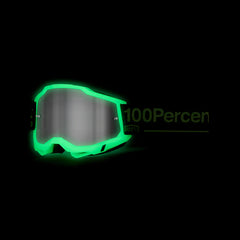 MASCHERA CROSS 100% ACCURI 2 SPECCHIATA + TRASPARENTE