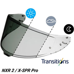 VISIERA SHOEI CWR-F2 FOTOCROMATICA PER CASCO NXR 2 - X.SPR PRO