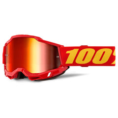 MASCHERA CROSS 100% ACCURI 2 SPECCHIATA + TRASPARENTE