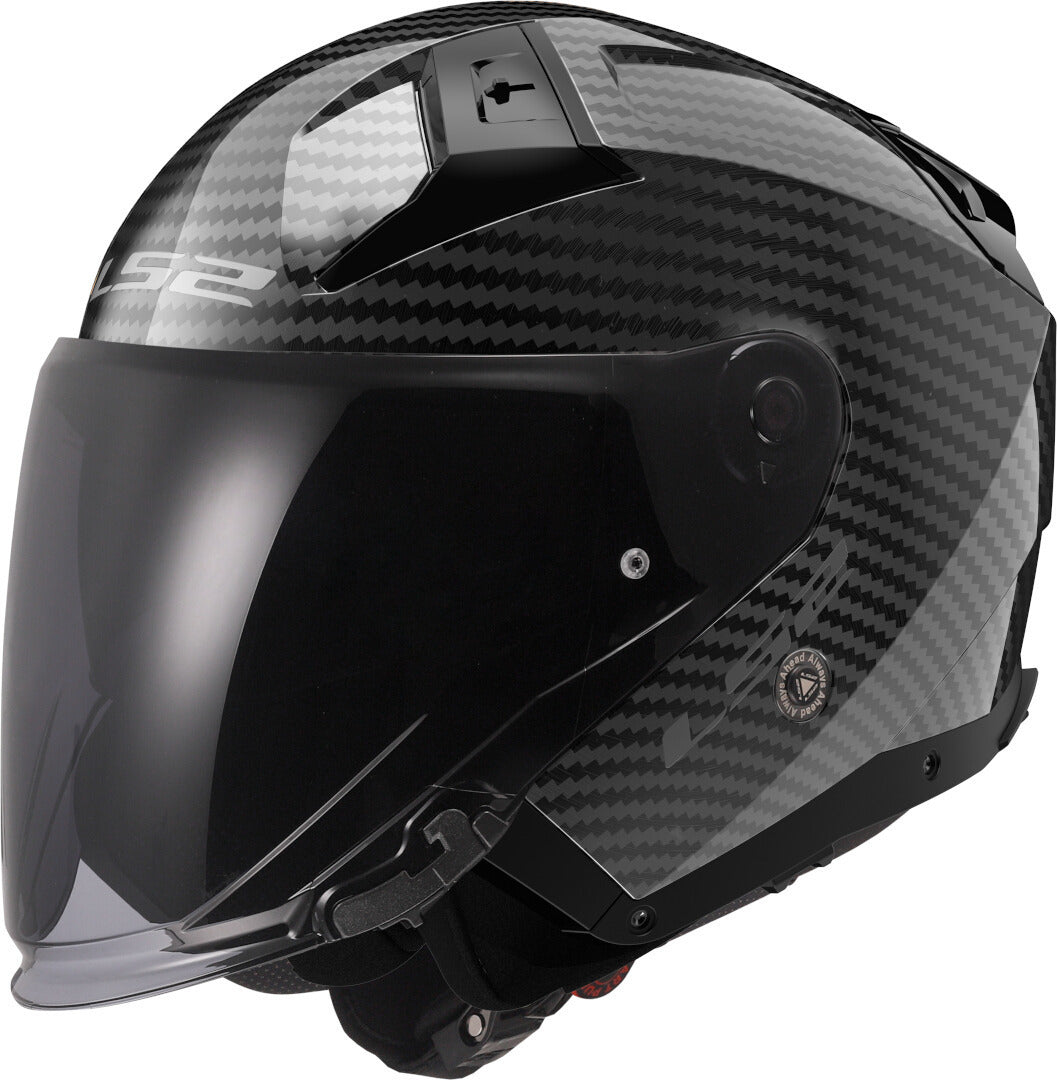 CASCO JET LS2 INFINITY 2 CARBONIO