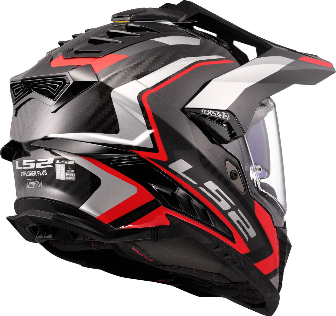 CASCO INTEGRALE LS2 MX701 EXPLORER CARBONIO ECE 2206