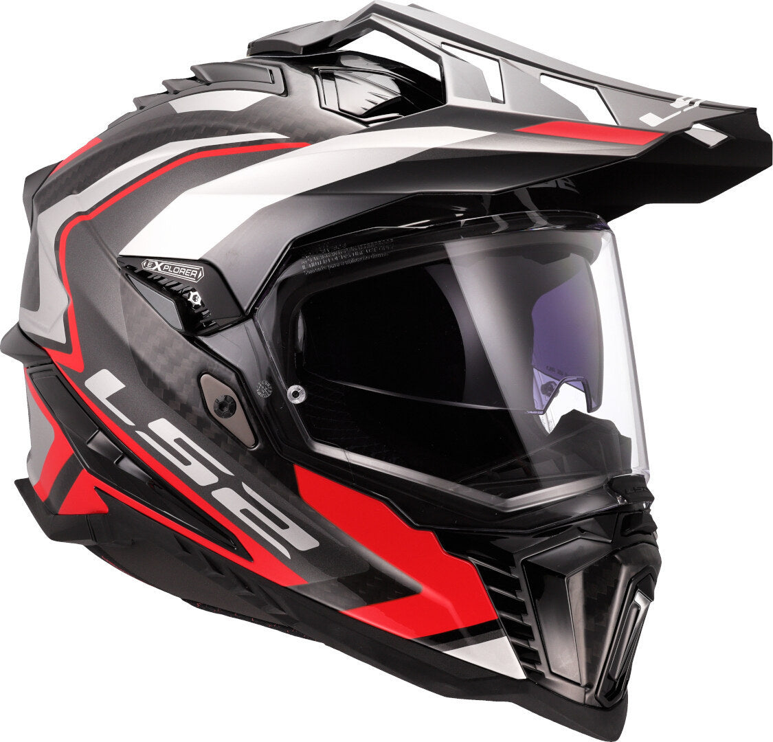 CASCO INTEGRALE LS2 MX701 EXPLORER CARBONIO ECE 2206