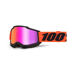 MASCHERA CROSS 100% ACCURI 2 SPECCHIATA + TRASPARENTE